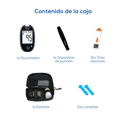 Glucómetro GL44 Fácil Lectura | Kit Completo con Lancetas Beurer