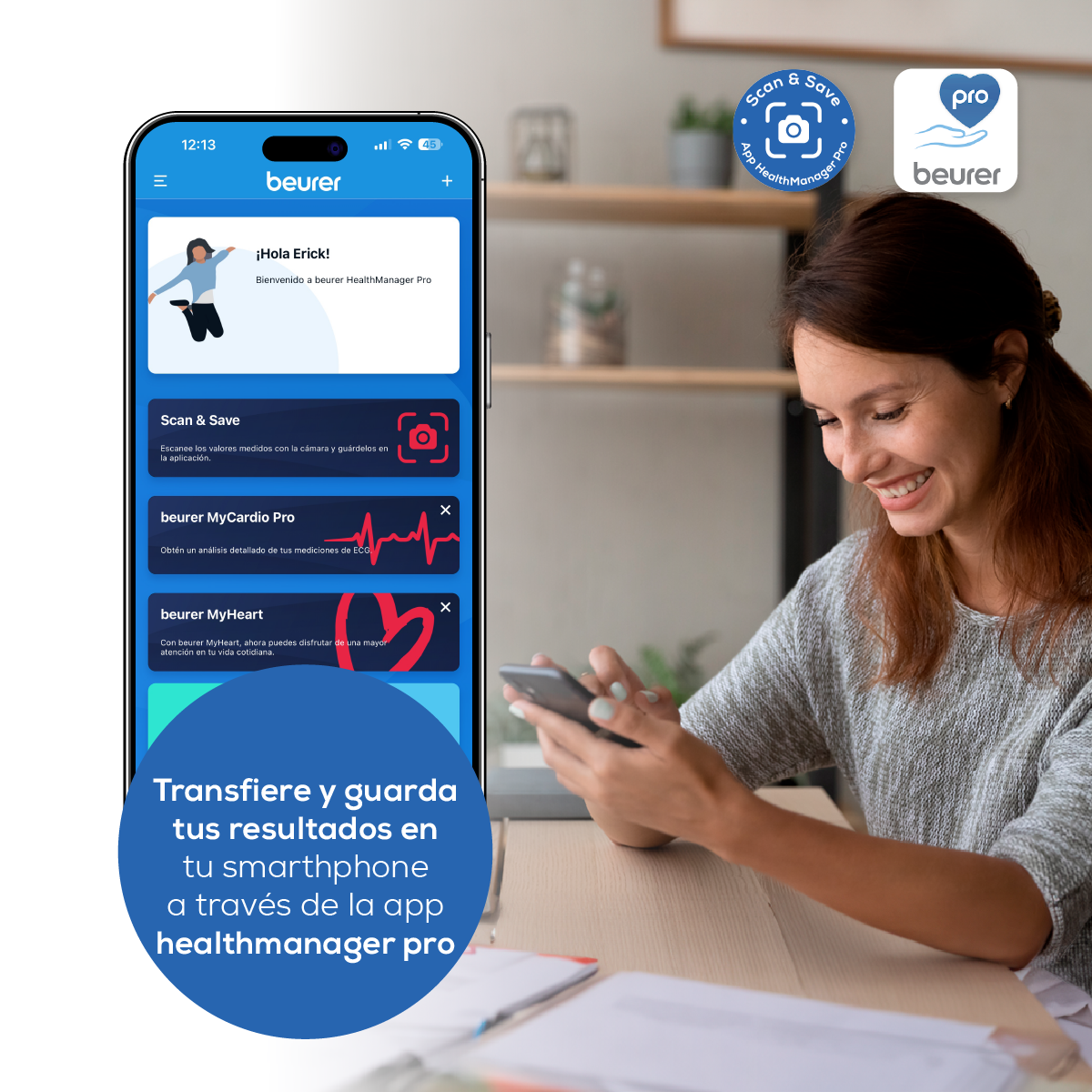 Tensiómetro Digital de Muñeca  | Medición de Presión y Pulso | Marca Beurer