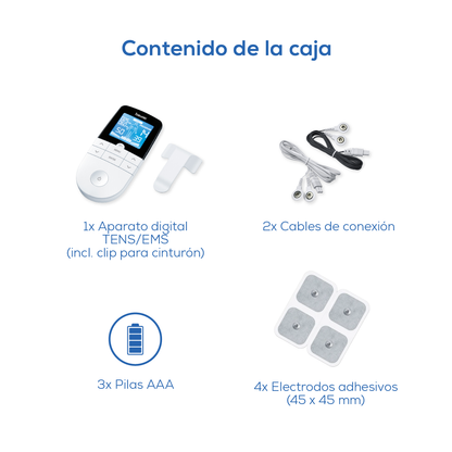 Electroestimulador EM49, TENS/EMS, 64 Aplicaciones Preprogramadas / EM49 Marca Beurer