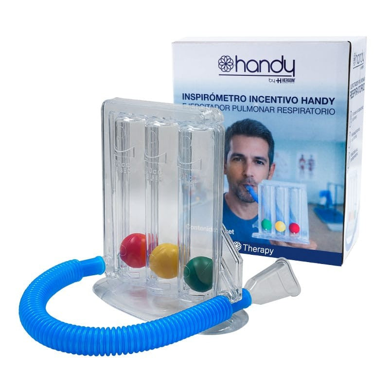 Inspirometro | Espirometro de ejercicio pulmonar incentivo Handy