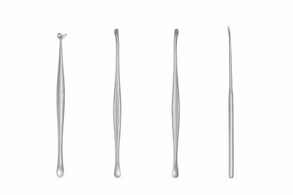 Juego de 4 Disectores Pendfield - | Acero inoxidable Alemán de alta calidad