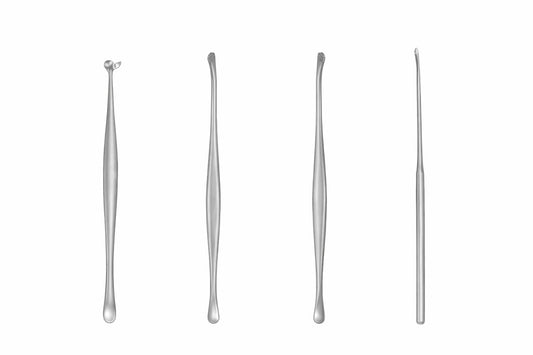 Juego de 4 Disectores Pendfield - | Acero inoxidable Alemán de alta calidad