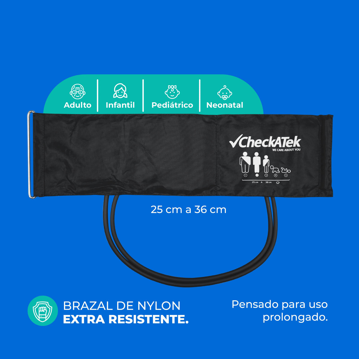 Kit Baumanómetro Aneriode y Estetoscopio Doble Checkatek para Adulto Checkatek
