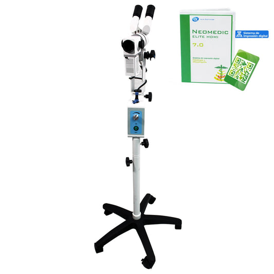 Kit Colposcopio de pedestal con luz LED + Software Neomedic Elite MicroGyn