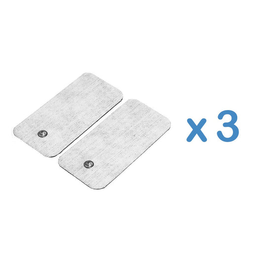 Kit de 3 Paquetes de Parches Electrodos Grandes para Electroestimulador (2 pzas) Beurer
