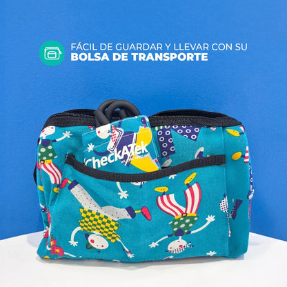 Kit de Baumanómetro Pediátrico con Set de 3 Brazaletes + Oxímetro digital de pulso / pulsioxímetro de uso pediátrico con estuche incluido