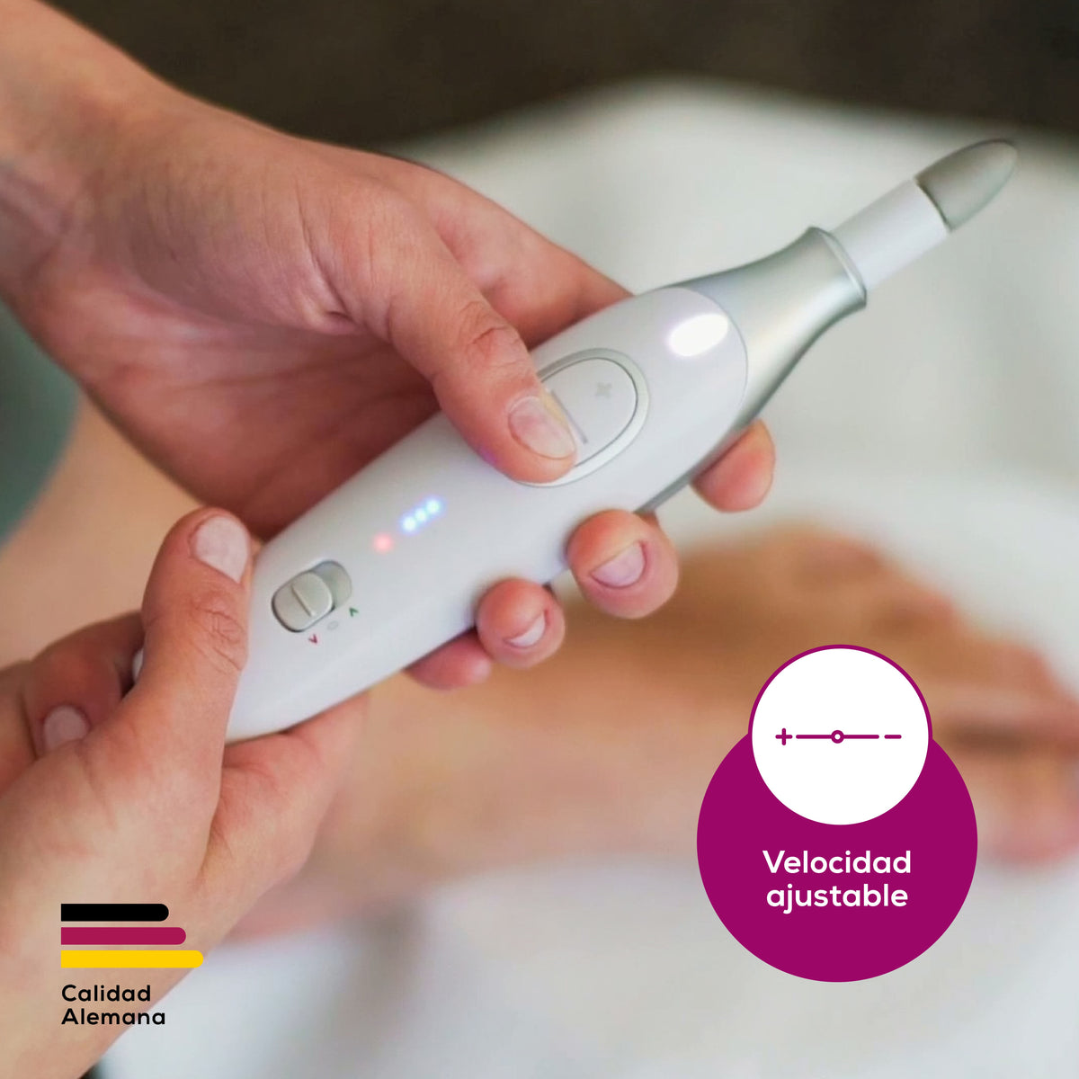 Kit de manicure y pedicure eléctrico profesional con taladro y accesorios Beurer