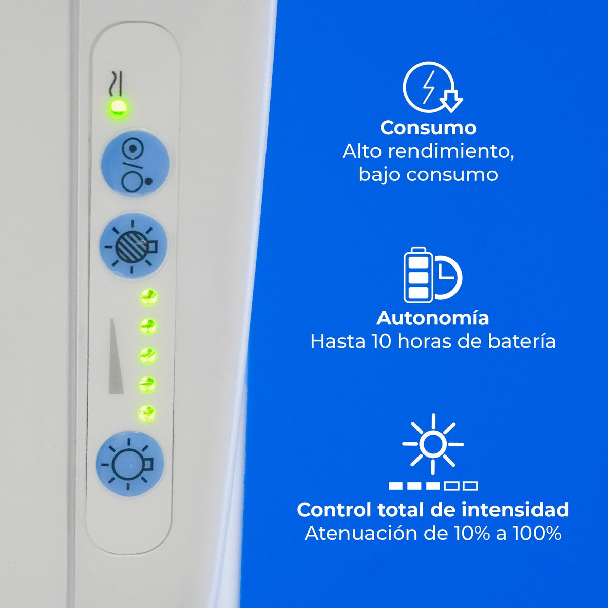 Lámpara quirúrgica móvil con batería, 1 satélite, HyLED200M I Marca Mindray