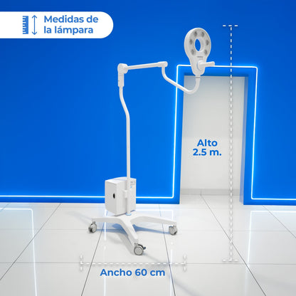 Lámpara quirúrgica móvil con batería, 1 satélite, HyLED200M I Marca Mindray