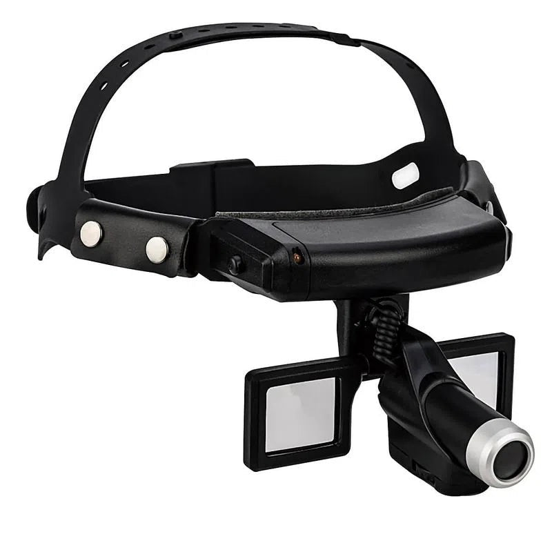 Lupa Quirúrgica con Lámpara Frontal Quirúrgica Recargable LED Fija con Lupa para Uso Médico Led View