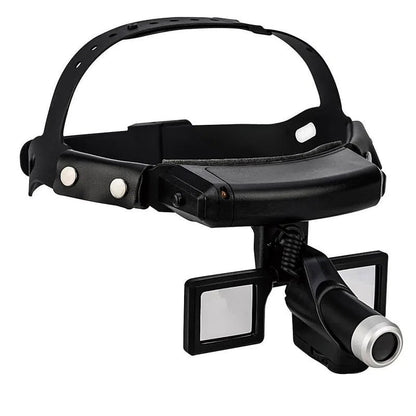Lupa Quirúrgica con Lámpara Frontal Quirúrgica Recargable LED Fija con Lupa para Uso Médico Led View