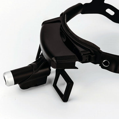 Lupa Quirúrgica con Lámpara Frontal Quirúrgica Recargable LED Fija con Lupa para Uso Médico Led View