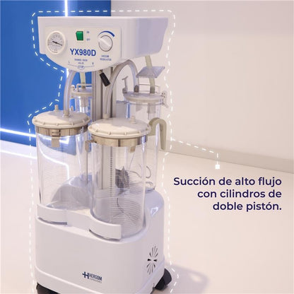 Máquina de Liposucción | Aspirador Quirúrgico para liposucción de 98 L x minuto | Modelo YX980D Aspiradores