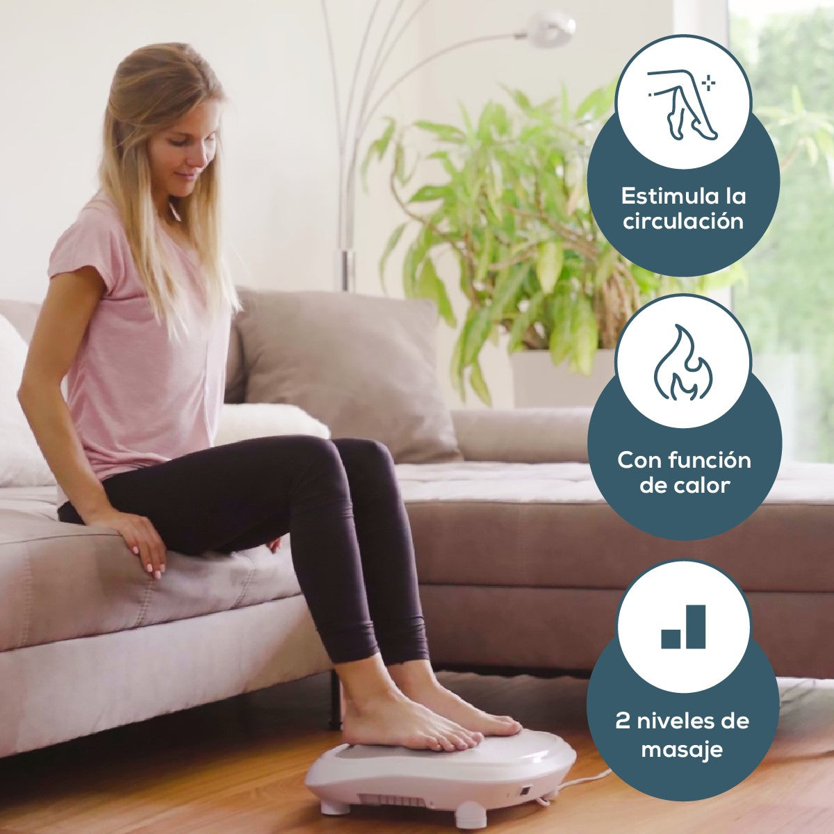 Masajeador de pies Shiatsu digital con ajuste de velocidad Beurer
