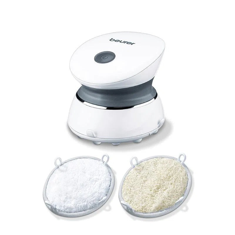 Masajeador mini spa, peeling, masaje impermeable y accesorio de exfoliación Beurer