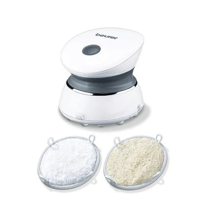 Masajeador mini spa, peeling, masaje impermeable y accesorio de exfoliación Beurer