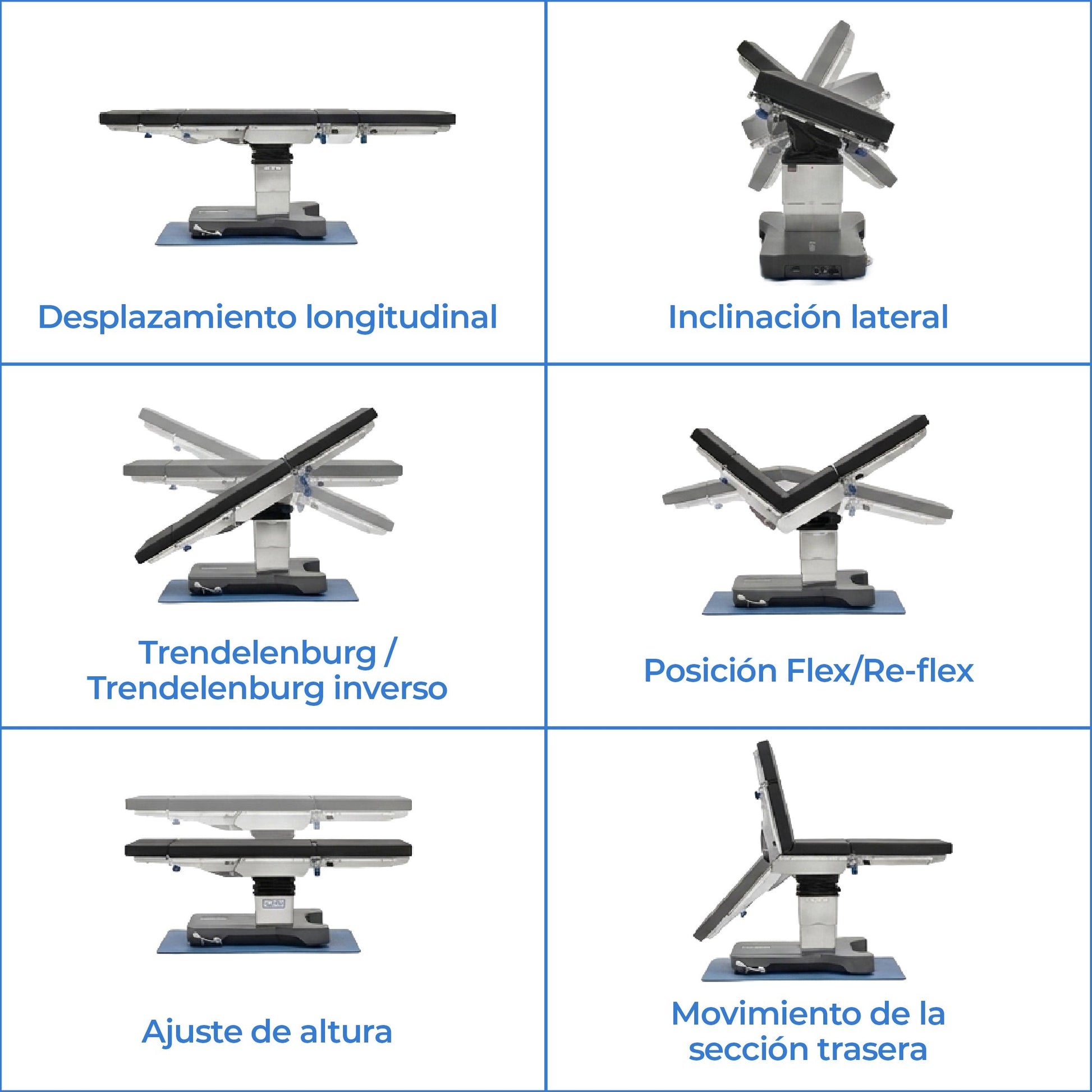 Mesa de Operaciones Eléctrica HyBase V3 | Mesa Quirúrgica con Control Bluetooth y Alta Capacidad Mindray