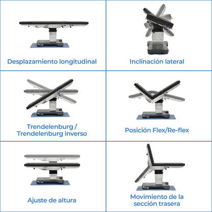 Mesa de Operaciones Eléctrica HyBase V3 | Mesa Quirúrgica con Control Bluetooth y Alta Capacidad Mindray