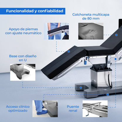 Mesa de Operaciones Eléctrica HyBase V3 | Mesa Quirúrgica con Control Bluetooth y Alta Capacidad Mindray