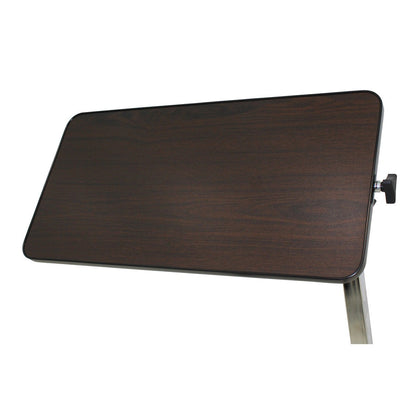 Mesa Puente de Superficie Resistente para Cama Hospitalaria con Altura Ajustable y Ruedas Handy