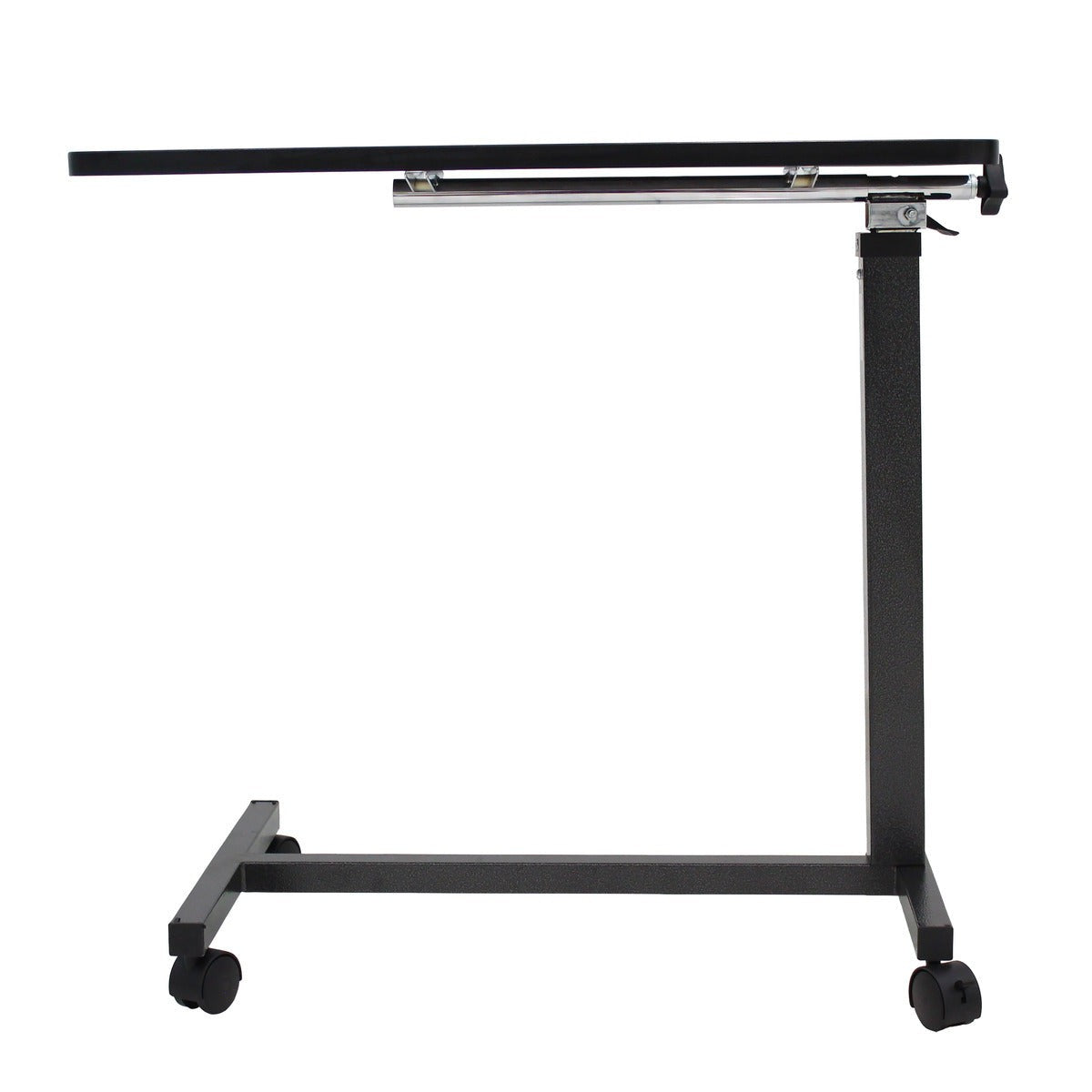 Mesa Puente de Superficie Resistente para Cama Hospitalaria con Altura Ajustable y Ruedas Handy