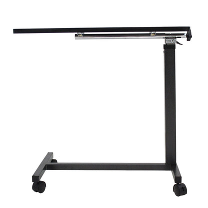 Mesa Puente de Superficie Resistente para Cama Hospitalaria con Altura Ajustable y Ruedas Handy