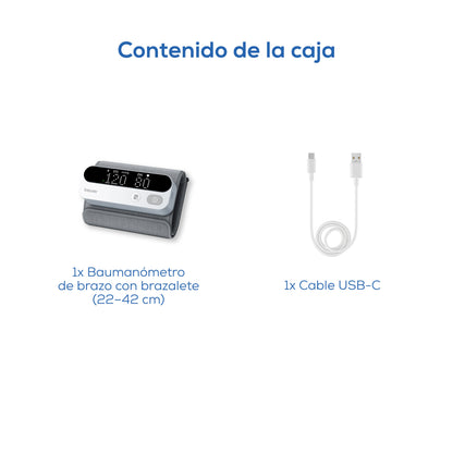 Monitor de Presión Arterial Bluetooth | Detección de Arritmias Beurer