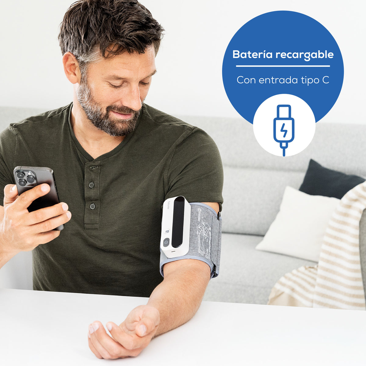 Monitor de Presión Arterial Bluetooth | Detección de Arritmias Beurer
