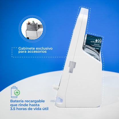 Monitor de signos vitales para uso adulto y pediátrico a color de 7" ligero y portátil Xignal