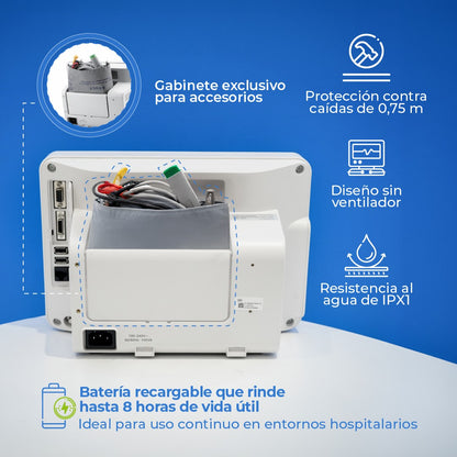 Monitor Multiparámetros de uso Humano UMEC10H Mindray