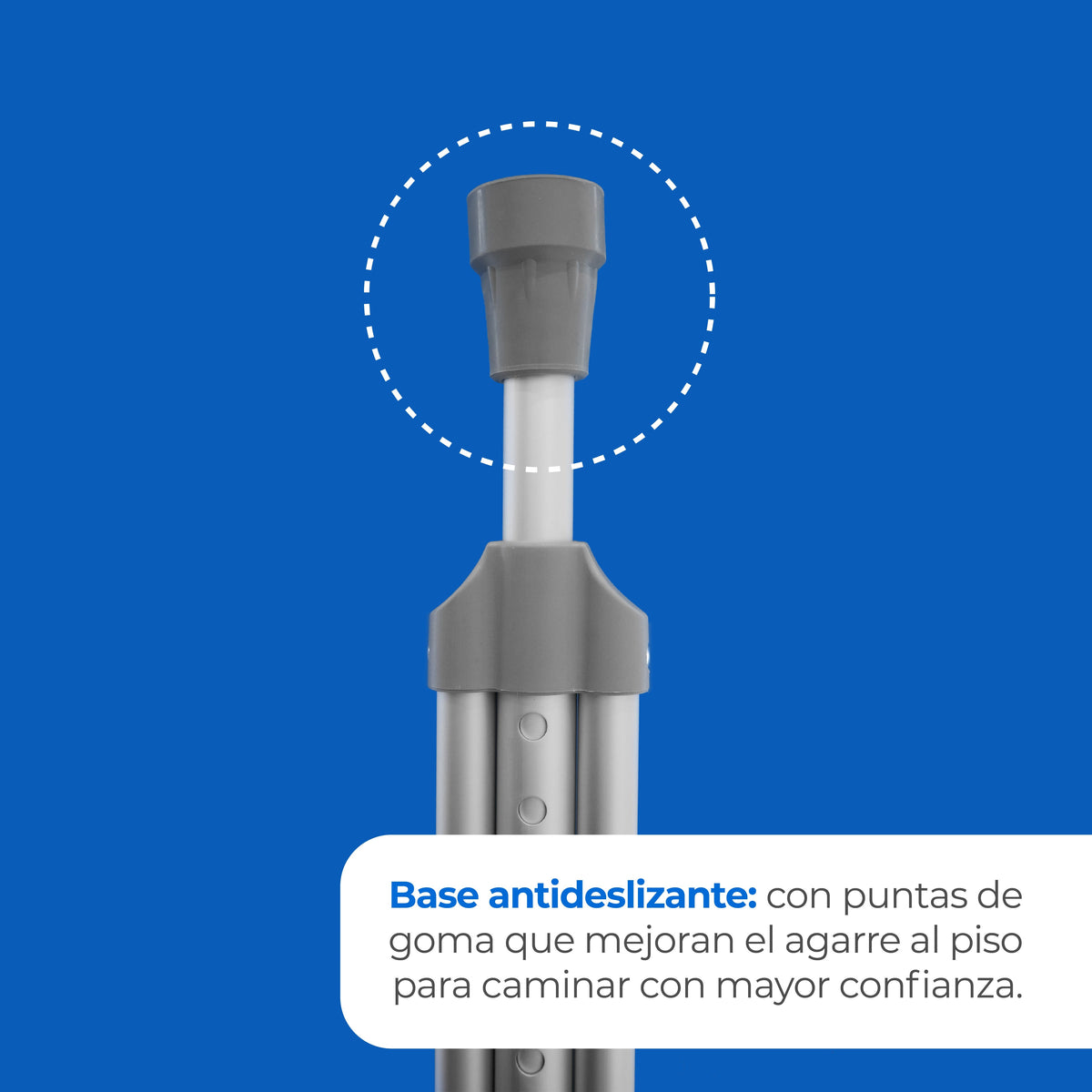 Muleta de antebrazo ajustable con estructura resistente MLTMA Handy