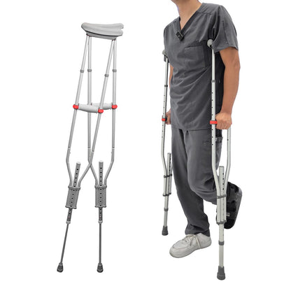 Muletas Ortopédicas Ajustables de Aluminio | Soporte hasta 110 kg Handy