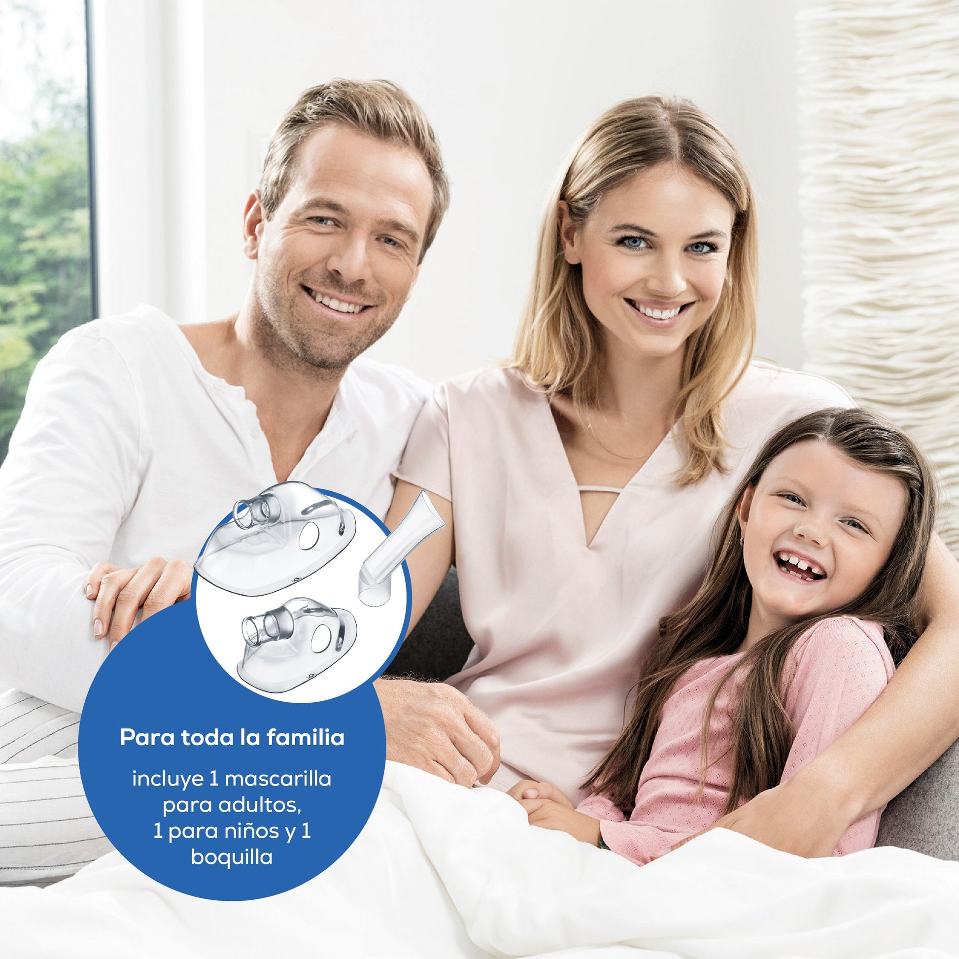 Nebulizador de compresor para niños o adultos con gran capacidad de nebulización modelo IH18 beurer®