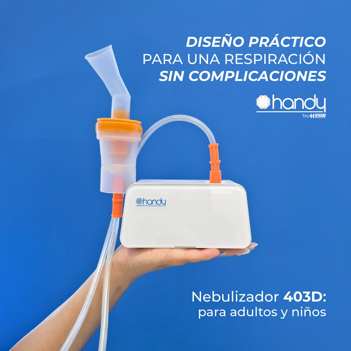 Nebulizador de Pistón 403D | Uso Médico y Doméstico para niño o adulto Handy