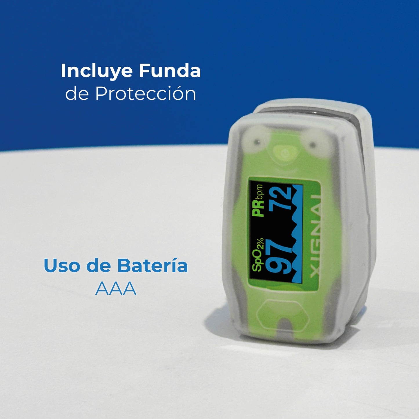 Oxímetro de Pulso para Niños con Estuche Incluido Xignal