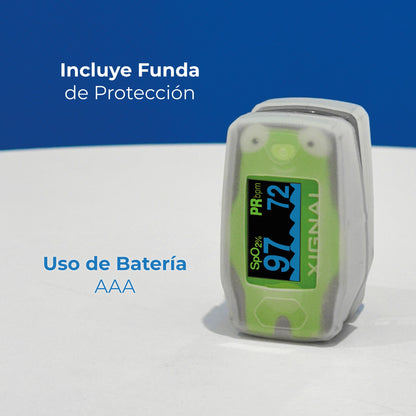 Oxímetro de Pulso para Niños con Estuche Incluido Xignal
