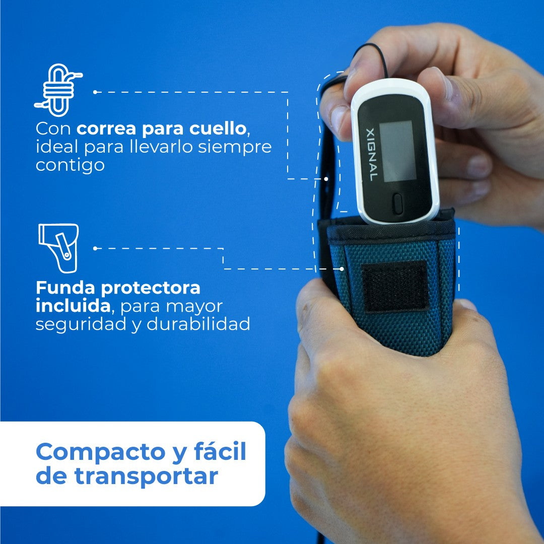 Oxímetro Portátil Xignal para Adulto y Niño | Pantalla OLED MD300C2 Xignal