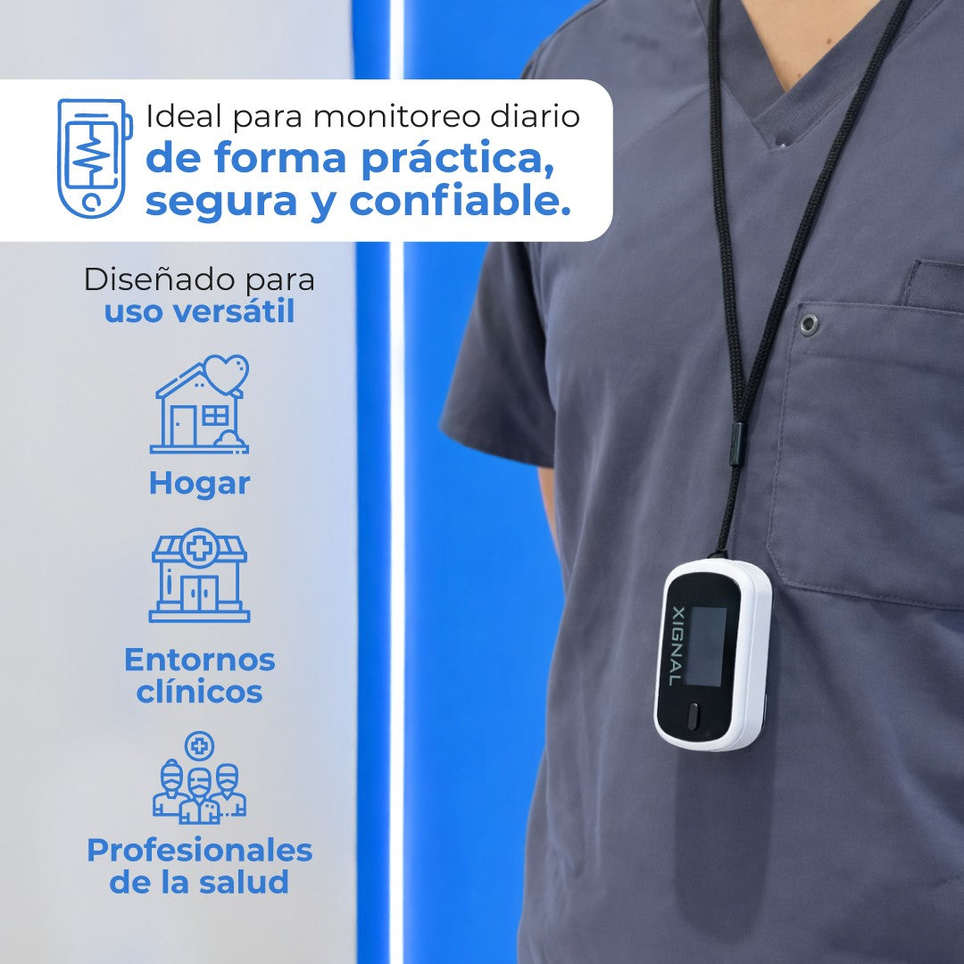 Oxímetro Portátil Xignal para Adulto y Niño | Pantalla OLED MD300C2 Xignal