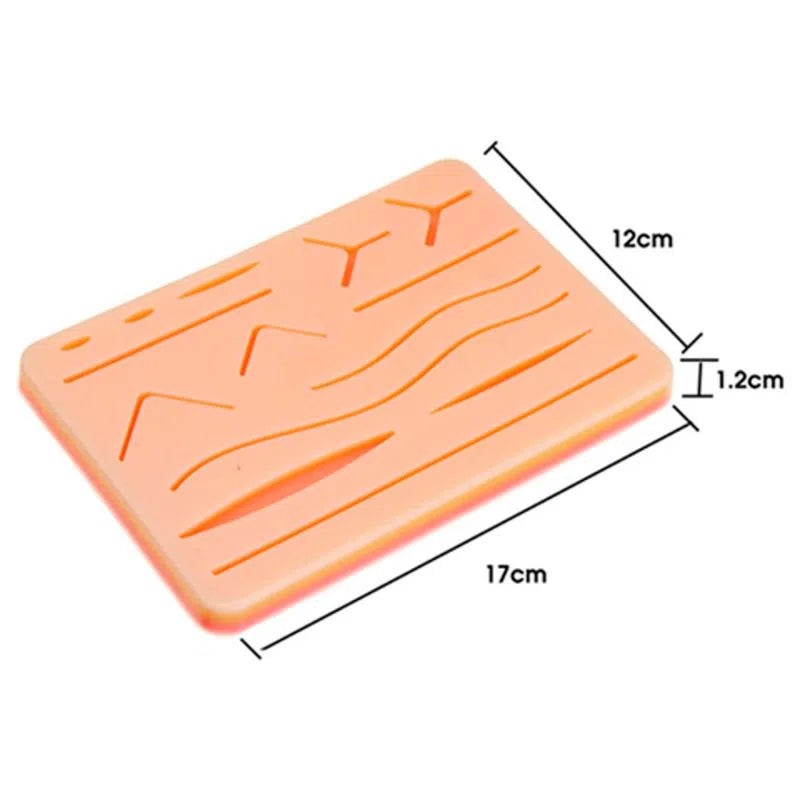 Pad de Sutura 3 Capas para Prácticas Realistas Mercy | Flexible, Resistente y Reusable