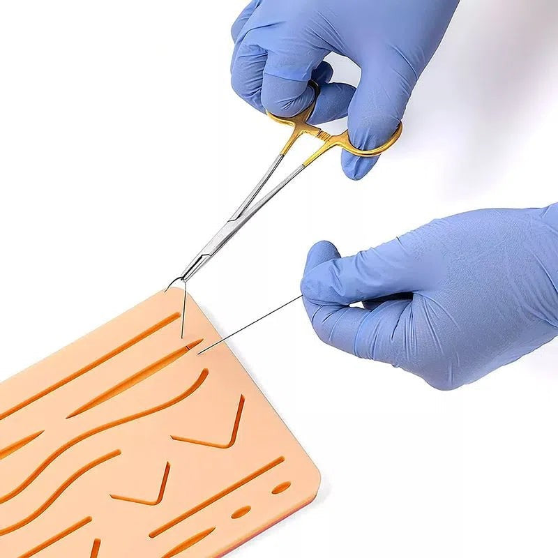 Pad de Sutura 3 Capas para Prácticas Realistas Mercy | Flexible, Resistente y Reusable