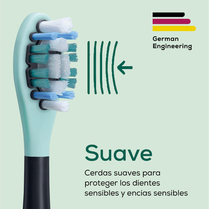 Paquete de 4 cabezales de repuesto para cepillos de dientes eléctricos Beurer