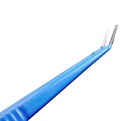Pinza Bipolar Tipo Bayoneta Europea (ANG UP) 16.5CM con Punta de 1MM (Compatible con Equipos Deltronix con Cable 190-110)