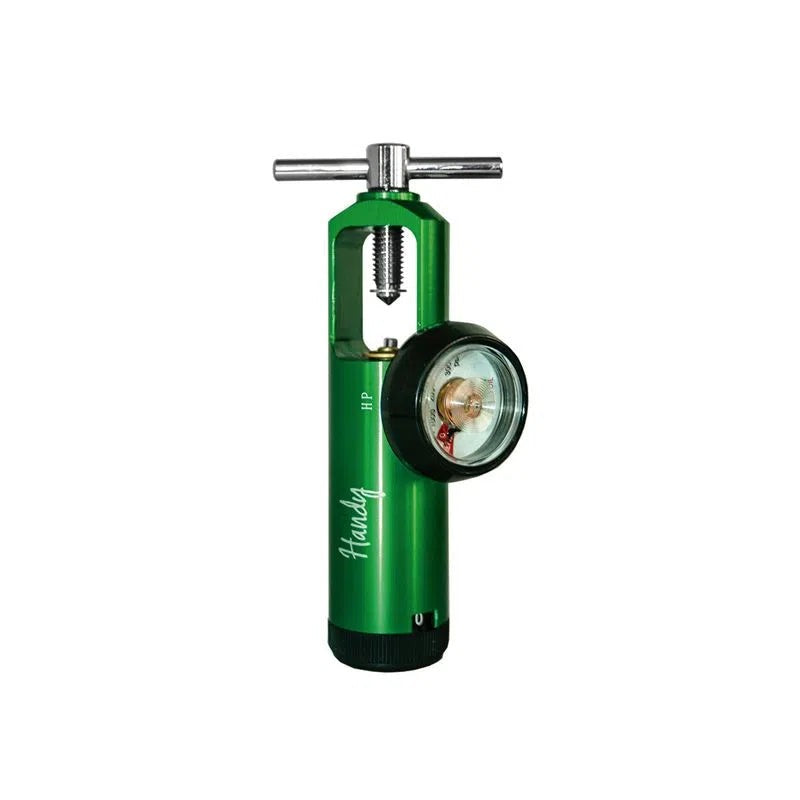 Regulador para Tanque de Oxígeno con Manómetro y Control de Flujo Ajustable Handy