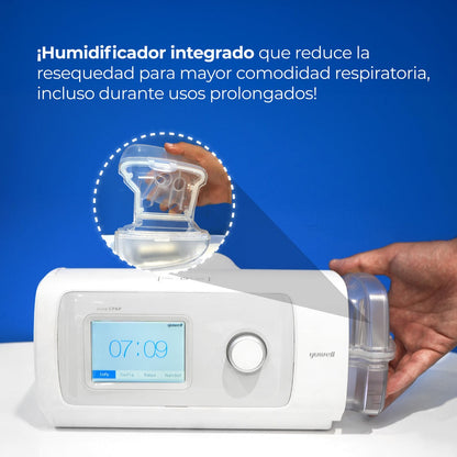 Respirador CPAP Automático modelo RY450 con mascarilla incluida y estuche Handy