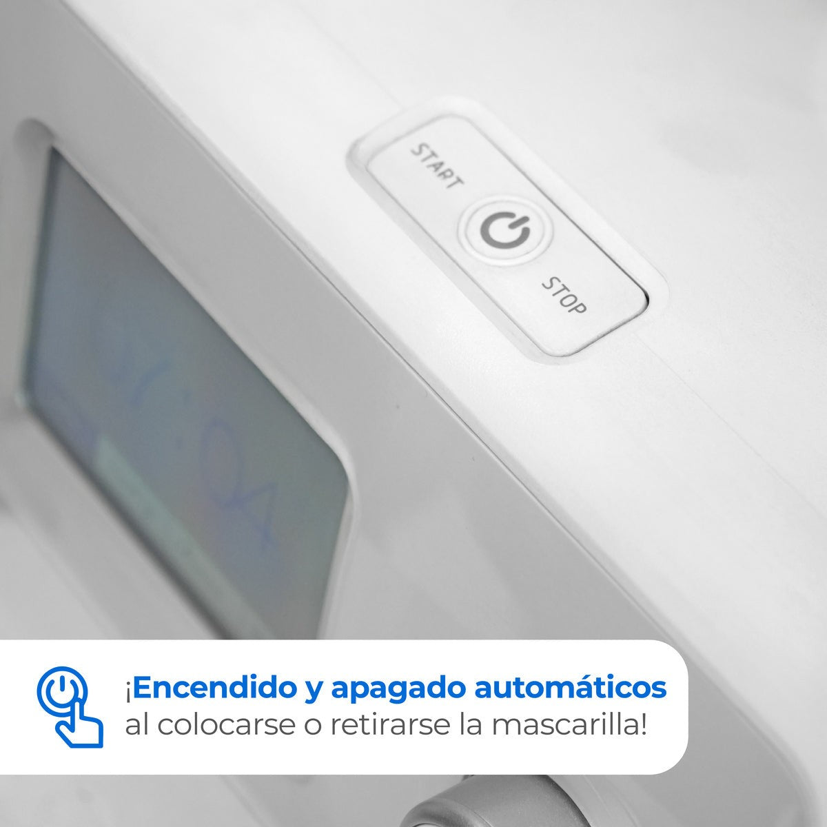 Respirador CPAP Automático modelo RY450 con mascarilla incluida y estuche Handy