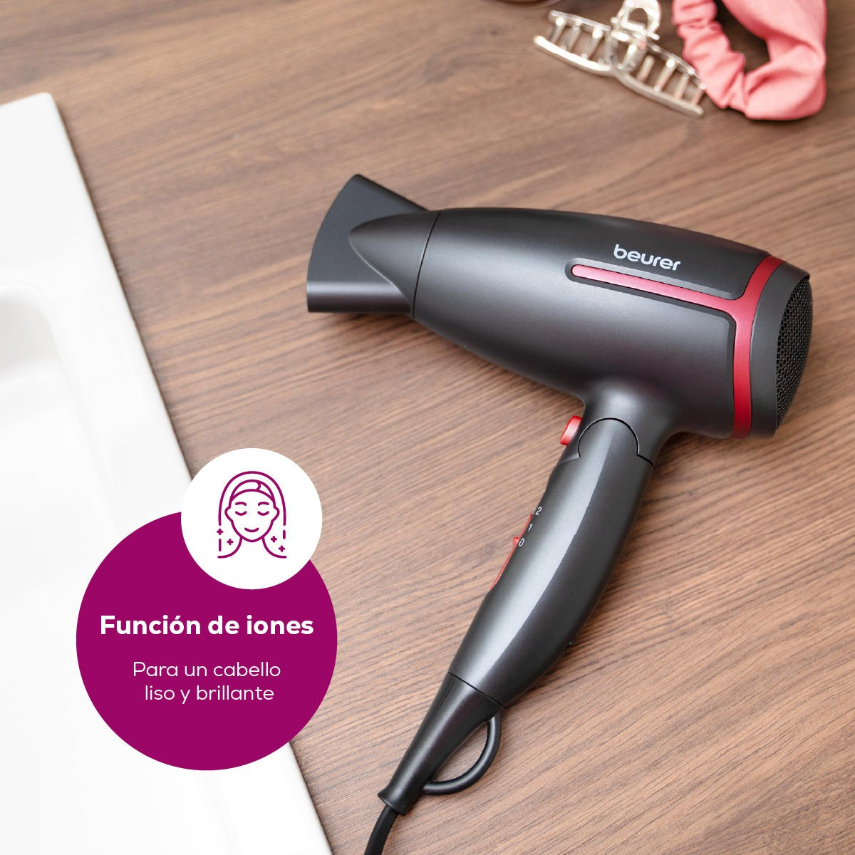 Secadora de cabello HC25BF2025 limited edition cherry Beurer