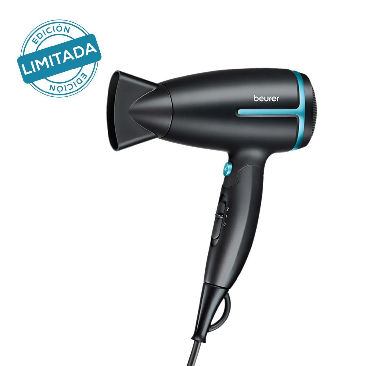 Secadora de viaje para cabello con mango plegable ergonómico 2 niveles de velocidad / HC25BF23 Beurer