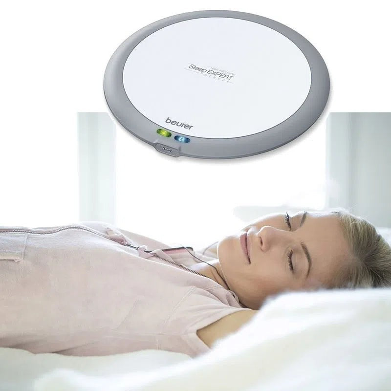 Sensor de Sueño Bluetooth para mejorar el tiempo de descanso al dormir con hipnograma, medición cardiaca y respiratoria Beurer