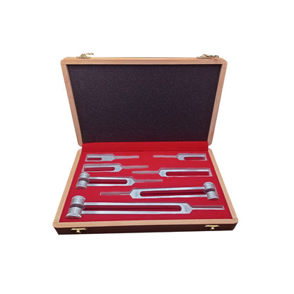 Set Completo de Diapasones Médicos con Estuche | Acero inoxidableSet Completo de Diapasones Médicos con Estuche | Acero inoxidable