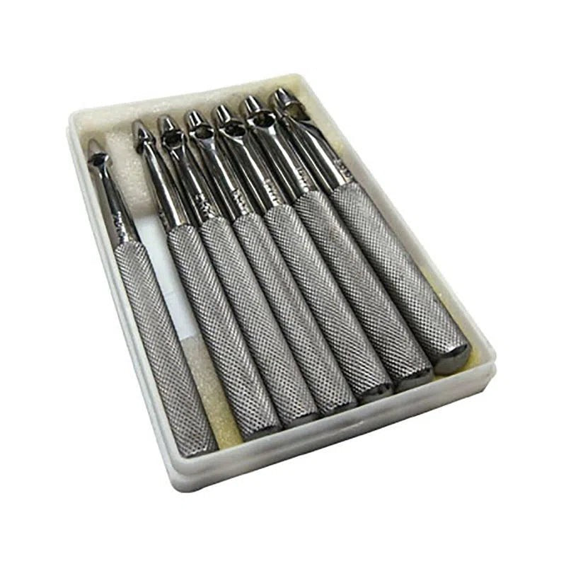Set Punch Dérmico Keyes de Acero Inoxidable con Puntas Intercambiables